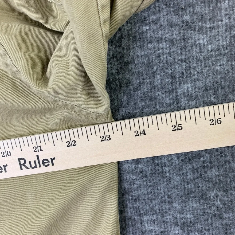 VTG Tommy Hilfiger Chore Jacket Men Small Beige Safari Utility Y2K Baggy